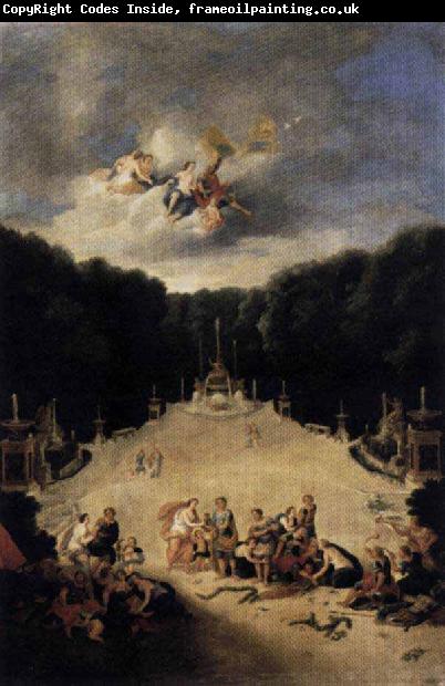 Jean Cotelle View of the Arch of Triumph Grove